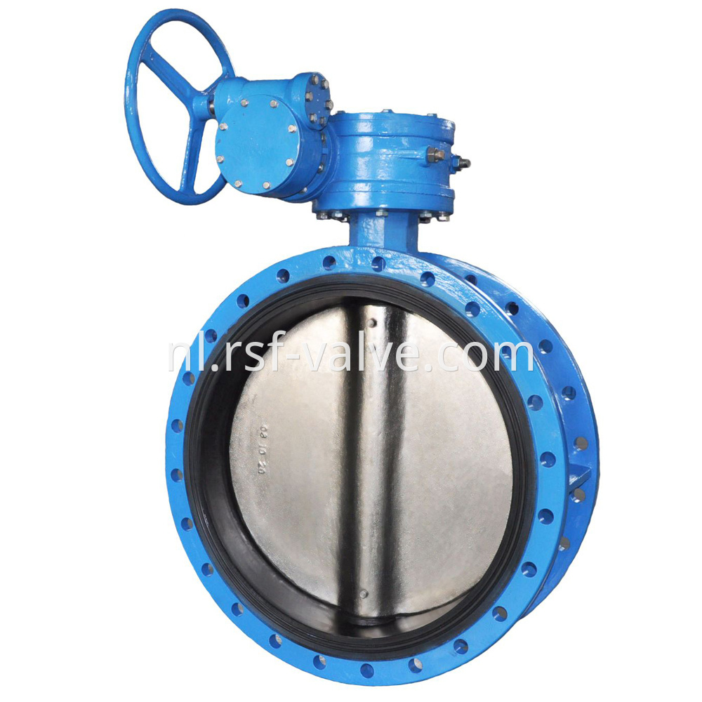 Concentric Flange Rubber Lining Butterfly Valve